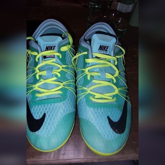 Nike training FREE 1.0 CrossBionic Neon blue, yellow, and black - Picture 3 of 9